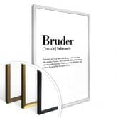 Poster Grammatik - Bruder 