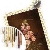 Poster Dietzsch -  Eine rosa Garten Levkkoje 