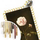 Poster Dietzsch - Essig-Rose mit Hummel 