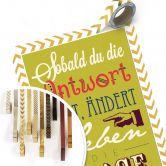 Poster Sobald du die Antwort hast... 