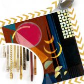 Poster Kandinsky - Scharf und ruhig 