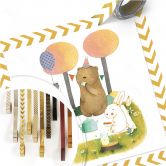 Poster Loske - Picknick zu dritt 