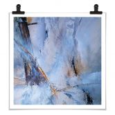 Poster Schmucker - Wegfliegen - Quadratisch 