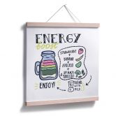 Poster Energy Boost - vierkant 