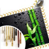 Poster Bamboo over Black 