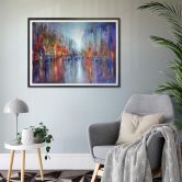 Poster Schmucker - Stadt am Fluss 