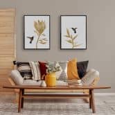 Poster Orara Studio - Hummingbird and Flower 