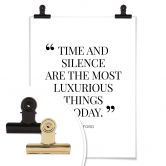 Poster Time and Silence 