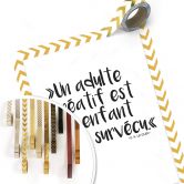 Poster -Un adulte créatif 
