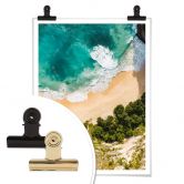 Poster Colombo -Plage vue d’en haut - Portrait 