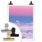 Poster Krivec - Pink in the sky 