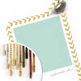 Poster My favourite colour - mint 
