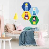 Hexagon - Alu-Dibond Gomes - Elsa Frozen  