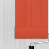 Almindeligt tapet, tekstureret non-woven tapet Bauhaus hvid  