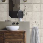 Betonlook behang, steen behang Factory V grijs 