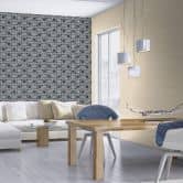 Rasch Vliestapete Kimono leinen hell 