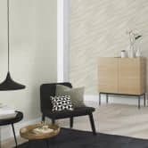 Bølgetapet, non-woven tapet Sky Lounge grå-platin grå 