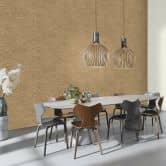 Streifentapete, Vliestapete Sky Lounge gold metallic 