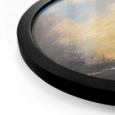 Poster Goldenes Licht am Abendhimmel - Bergius - Rund 
