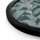 Poster Urban Jungle Tropenblätter Grün - Bloomery Decor - Rund 