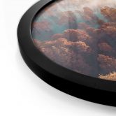 Poster Rund Herbstwald im Nebel - Ioricon - Rund 