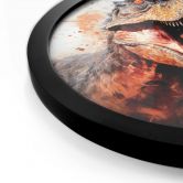 Plakat T-Rex: Det vilde ansigt fra forhistorisk tid - Jaszke - Round 