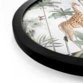 Poster Kikki Belle - Die Giraffen - Rund 