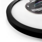 Poster boom met zwarte 3D kroon - Mielu - Rond 