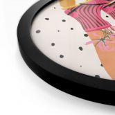 Plakat sokkekærlighed møder flower power - Mokate - Round 