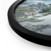 Poster dennenbos in het Huang Shan gebergte - NingYun Ye - Rond 