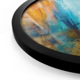 Poster Fernes blaues Licht - Schmucker - Rund 