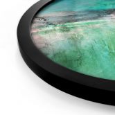Poster Groen fantasielandschap - Schmucker - Rond 