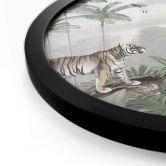 Poster Sir Edward - Tiger in den Tropen - Rund 