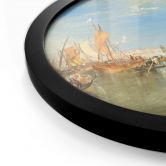 Poster Turner - Venetië, Dogana en S. Giorgio Maggiore - Rond 