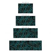 Selbstklebende Küchenrückwand Fredriksson - Blau-grüner Edelstein 