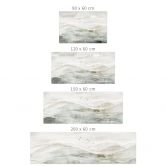 Selbstklebende Küchenrückwand Neblige Berglandschaft Aquarell - Ms Tiff 