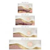 Self-adhesive kitchen splashback SpaceFrog Designs - Pink sun 