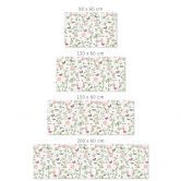 Self-adhesive ktichen panel Pink roses in spring - UN Designs 