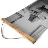 Affiche textile Capybara sur les toilettes silencieuses 