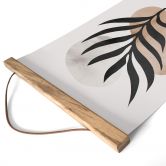 Stoffbild Botanische Silhouette mit kunstvoller Geometrie - Costa 