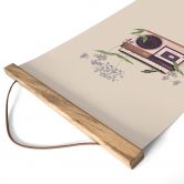 Affiche textile Retro Radio floral - Frida Floral Studio 