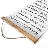 Stoffbild Herbstliche Worte - Typografie 