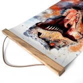 Stoffbild T-Rex: Das wilde Gesicht der Urzeit - Jaszke 