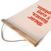 Stoffbild Weihnachten - Dear Santa, I can explain… - Prints by Ayleen 