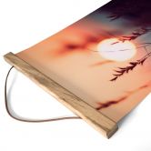 Stoffbild Gräser im Licht der glühenden Sonne - Treechild 