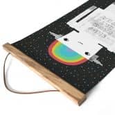 Stoffbild Regenbogen-Roboter Sleep Laugh Create - Treechild 