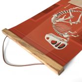 Tekstil plakat Braun - T-Rex 