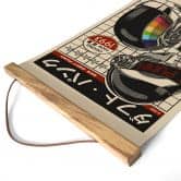Stoffbild Pop-Art Kunstdruck inspiriert von Daft Punk - Gomes 