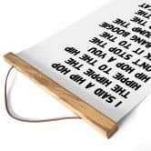 Stoffbild Songtext I said a hip hop 