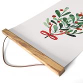 Stoffbild Weihnachtlicher Mistelzweig - Kristina 